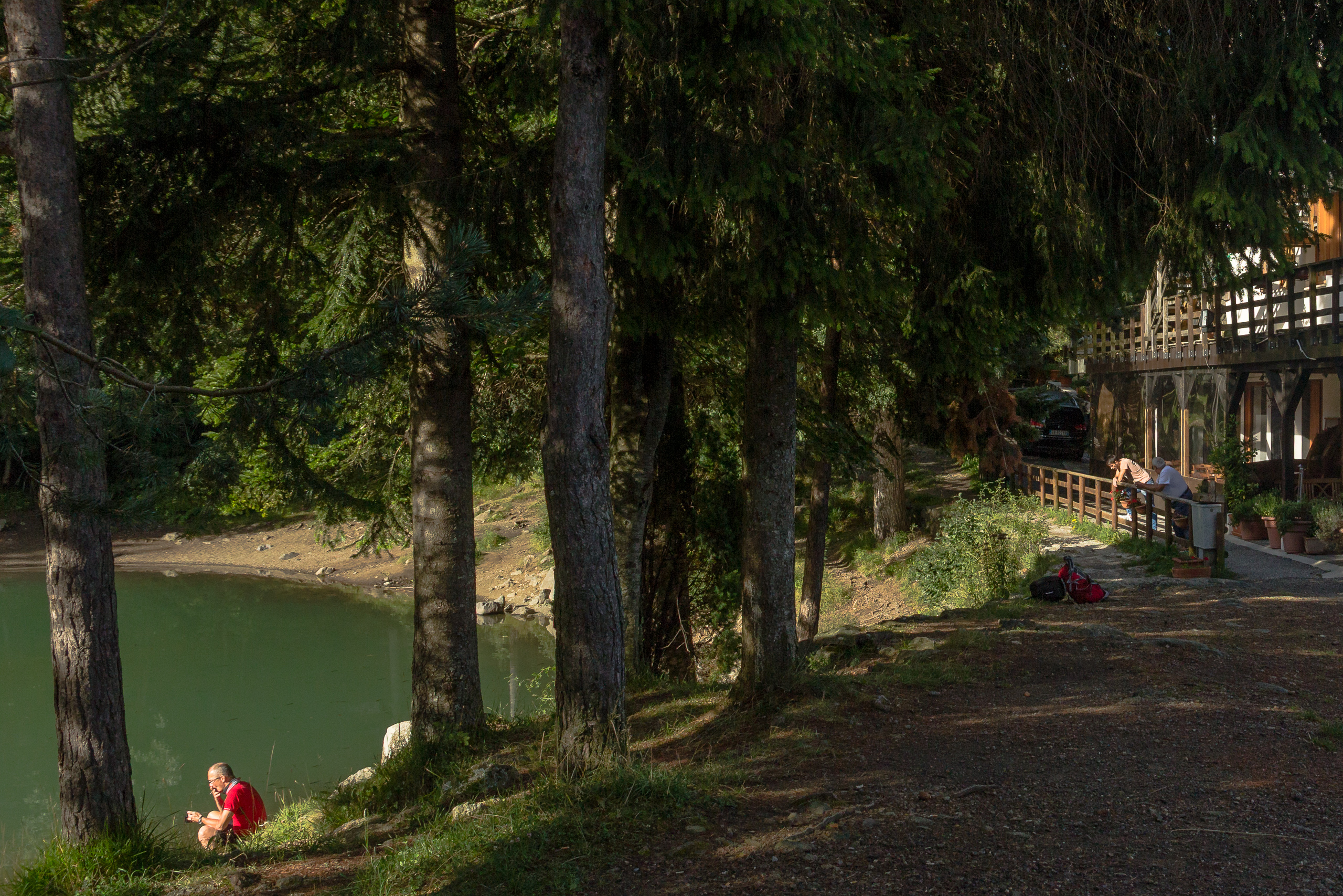 Morgen am Lago delle Lame – Aufbruch zur letzten Etappe